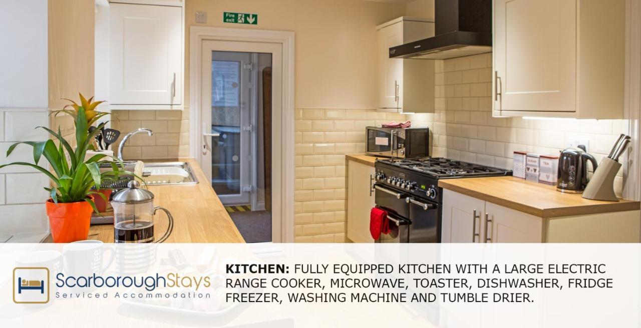 Scarborough Stays - Luxury Townhouse Ideal For Large Groups - Hot Tub Exterior foto